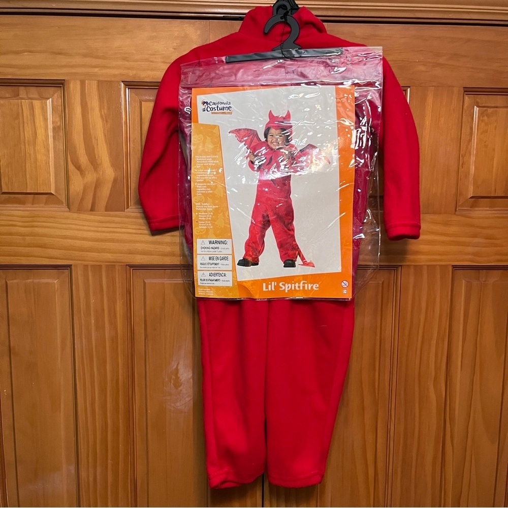 Halloween Lil Spitfire Devil Costume Size 3 Years NWT